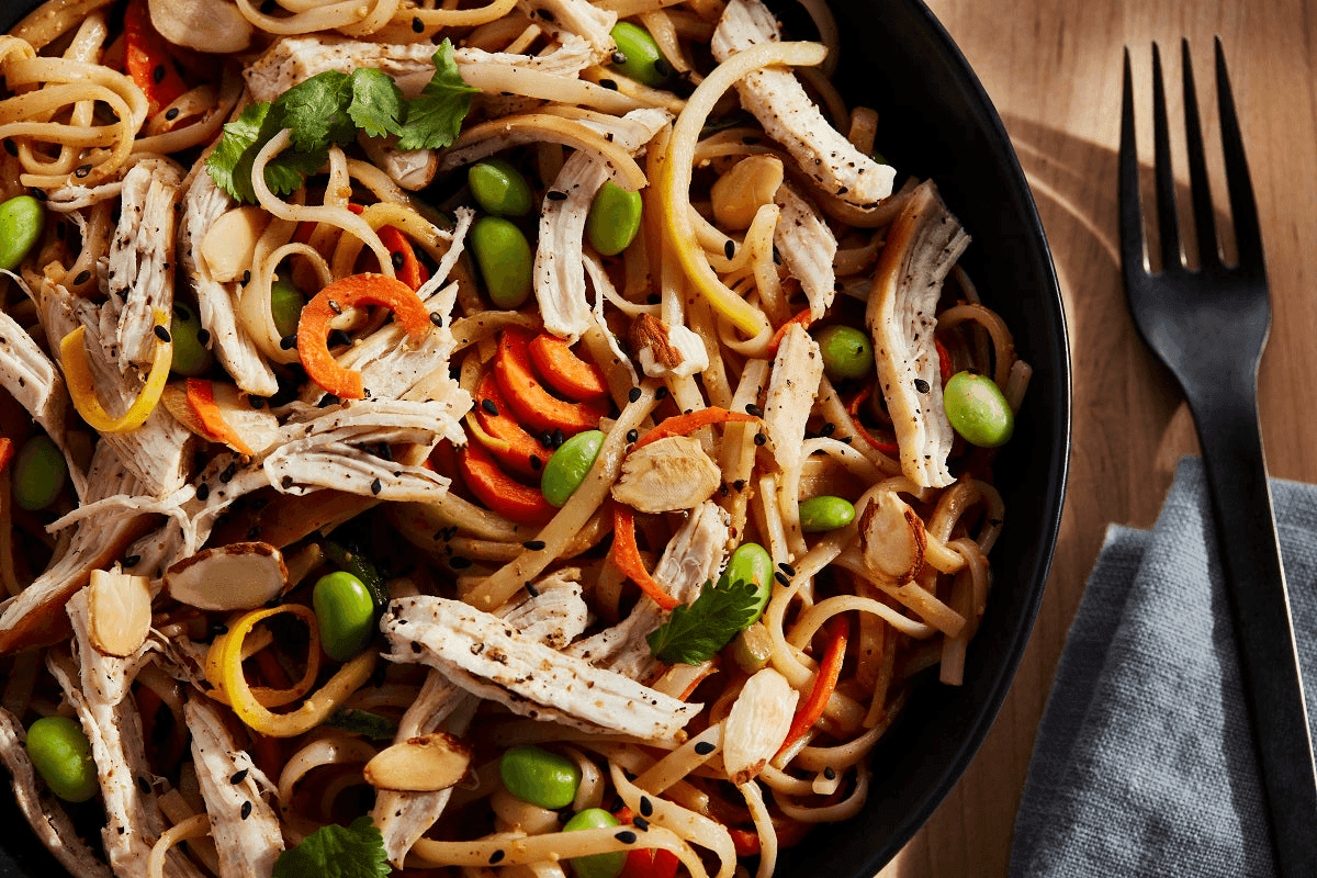 Sesame Chicken Noodle Salad - Image